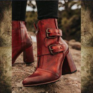 Freebirds Joey Smooth Red Size 11